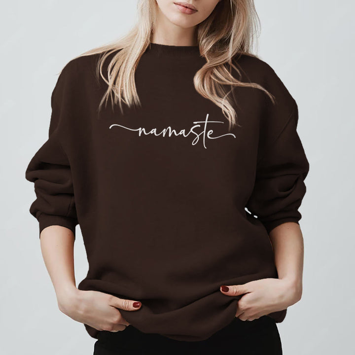 Olivenorma Namaste Yoga Meditation Sweatshirt - image 8