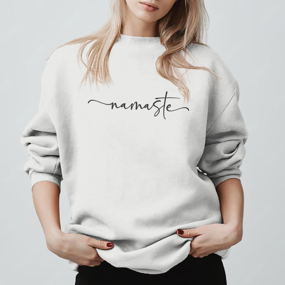 Olivenorma Namaste Yoga Meditation Sweatshirt - image 6