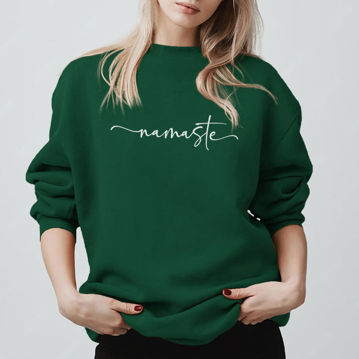 Olivenorma Namaste Yoga Meditation Sweatshirt - image 14