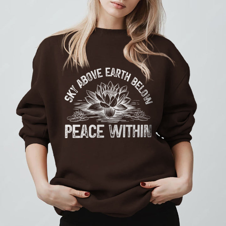 Olivenorma Lotus Mindfulness Meditation Sweatshirt - image 6