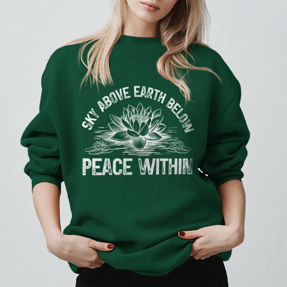 Olivenorma Lotus Mindfulness Meditation Sweatshirt - image 1