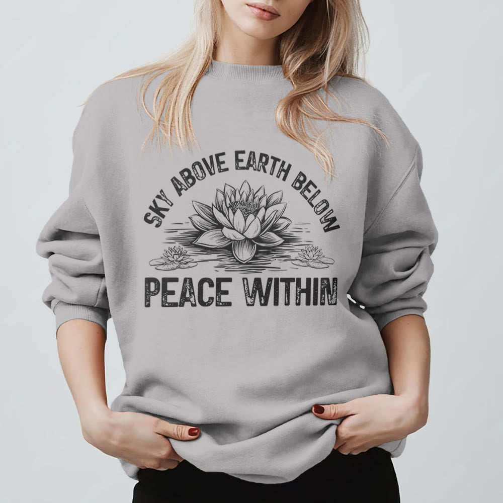 Olivenorma Lotus Mindfulness Meditation Sweatshirt - image 4