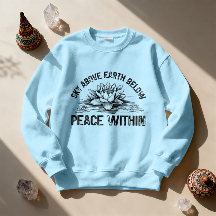 Olivenorma Lotus Mindfulness Meditation Sweatshirt - Blue - 2XL - image 15