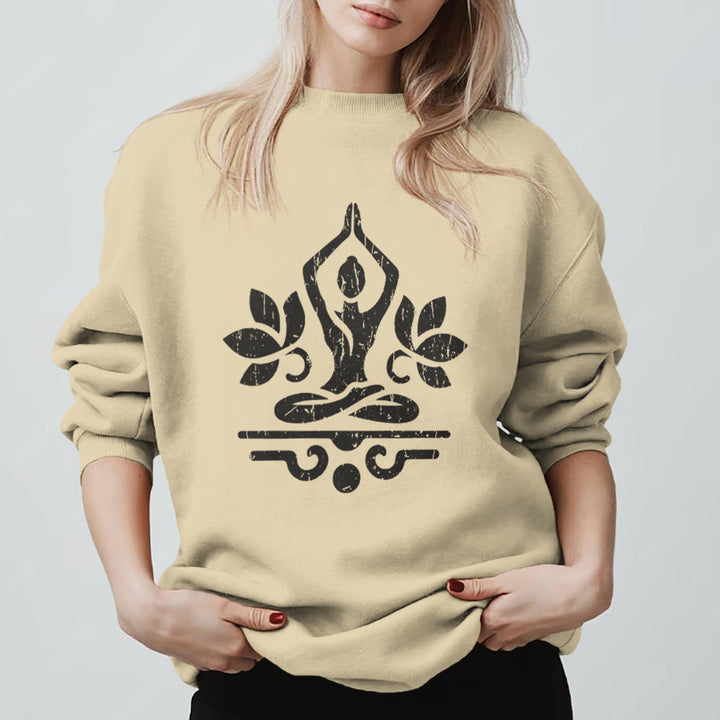 Olivenorma Namaste Yoga Lover Sweatshirt - image 12