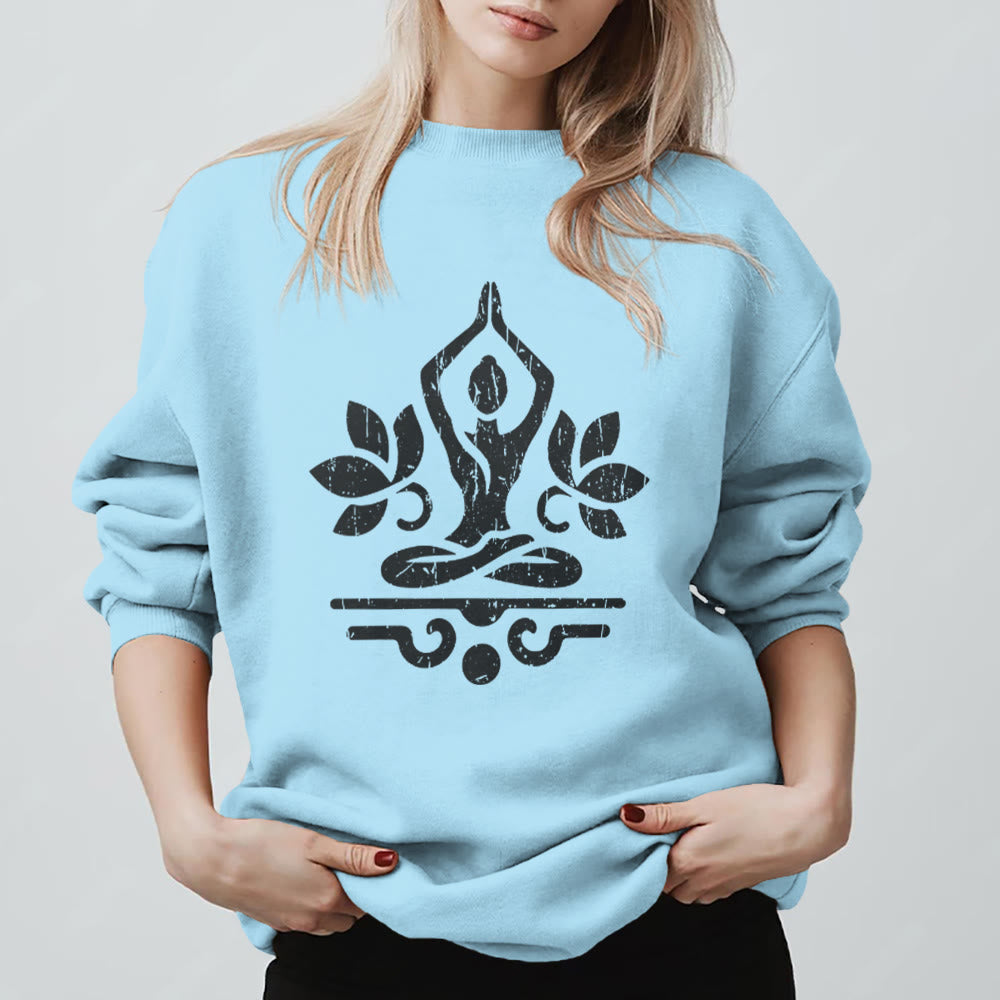 Olivenorma Namaste Yoga Lover Sweatshirt - image 16