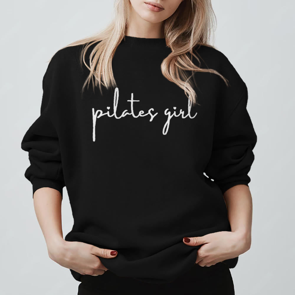 Olivenorma Pilates Girl Fitness Sweatshirt - Black - 2XL - image 11
