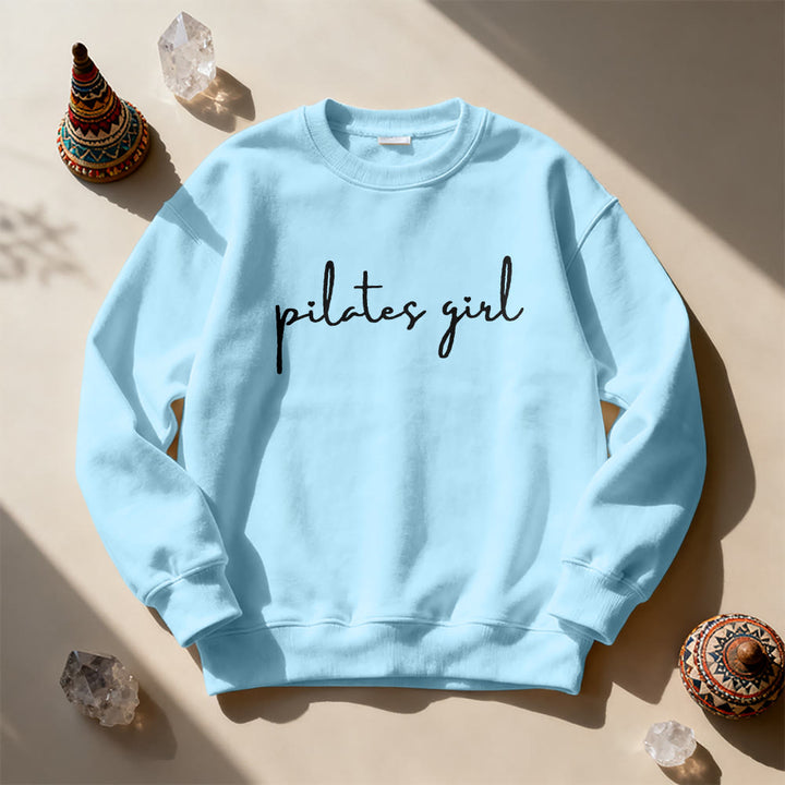 Olivenorma Pilates Girl Fitness Sweatshirt - Blue - 2XL - image 15