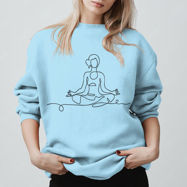 Olivenorma Minimalist Meditation Yoga Sweatshirt - image 16