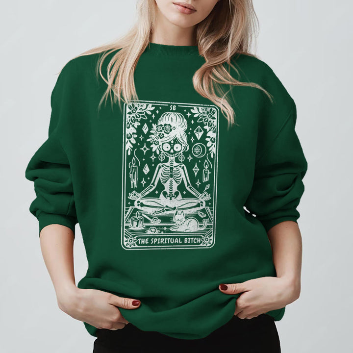 Olivenorma Spiritual Bitch Meditation Yoga Sweatshirt - image 1