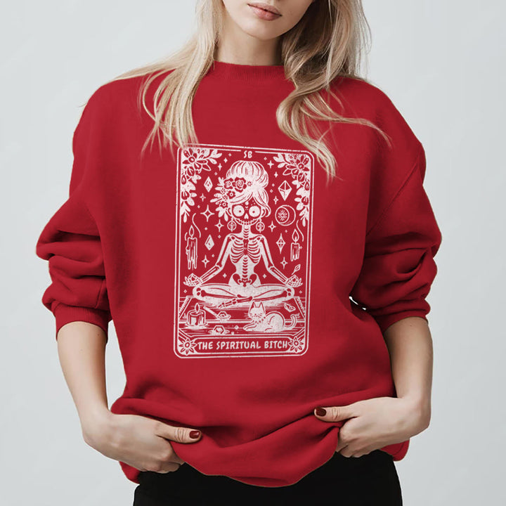 Olivenorma Spiritual Bitch Meditation Yoga Sweatshirt - image 14