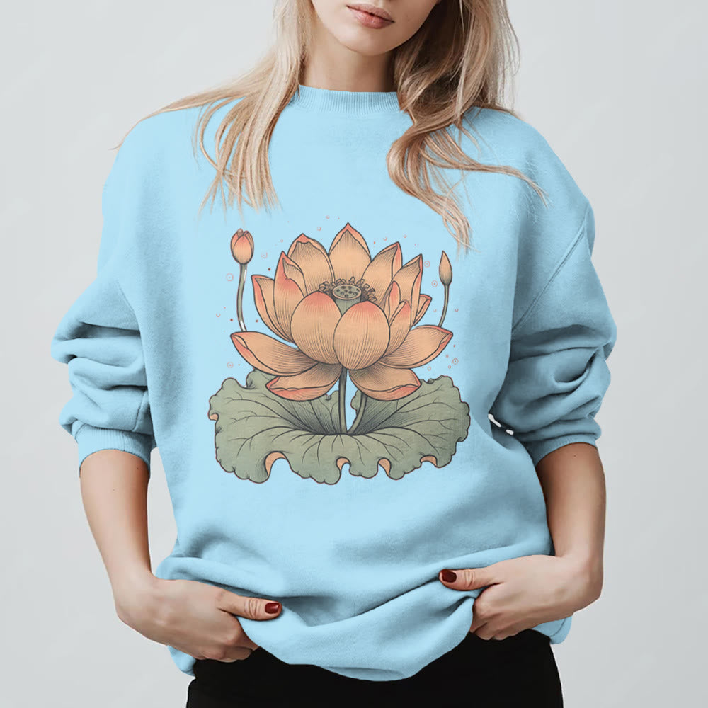 Olivenorma Lotus Bloom Yoga Meditation Sweatshirt - image 16