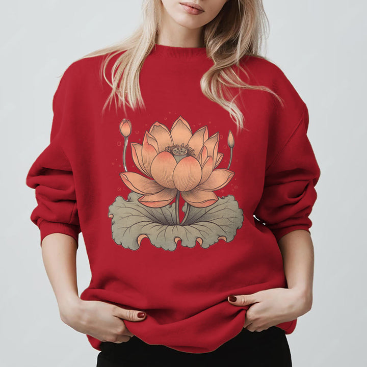 Olivenorma Lotus Bloom Yoga Meditation Sweatshirt - image 14