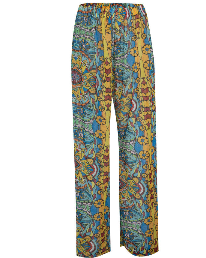 Olivenorma Women's High-Waist Mesh Sun Protection Flowy Wide Leg Pants - Style22 - XL - image 25