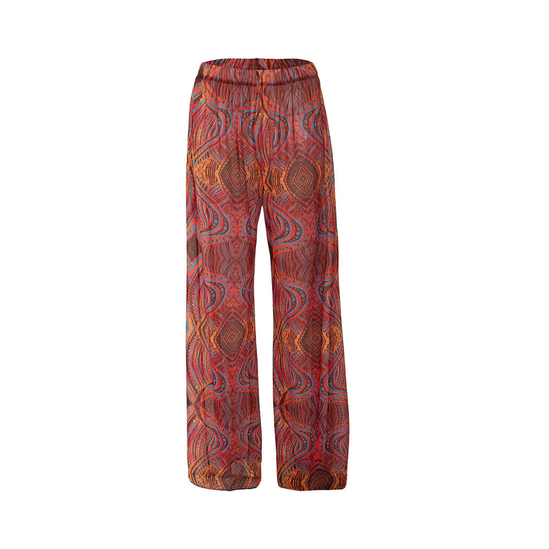Olivenorma Women's High-Waist Mesh Sun Protection Flowy Wide Leg Pants - Style7 - XL - image 10