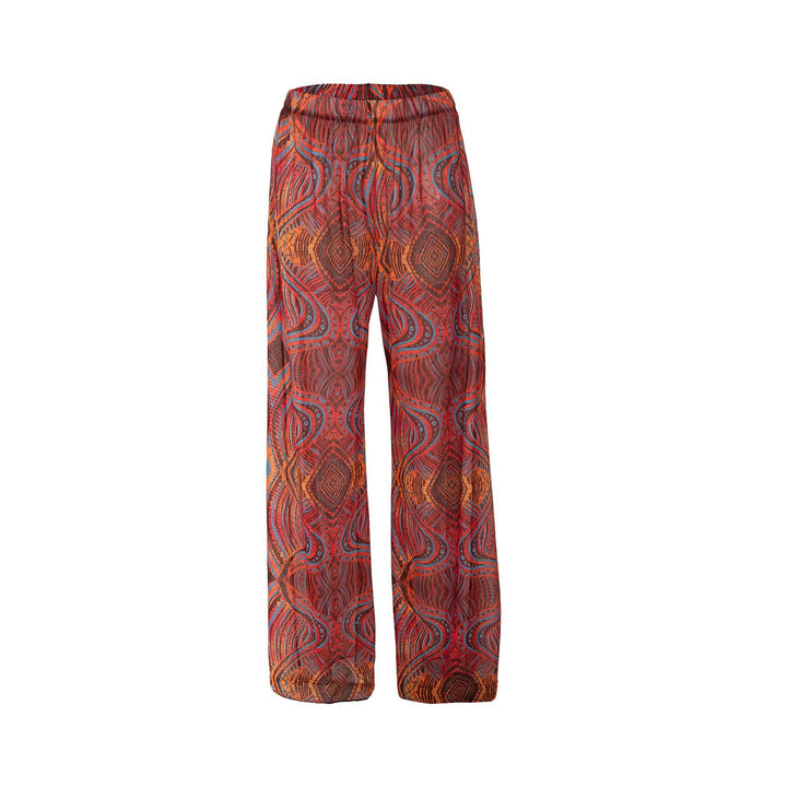 Olivenorma Women's High-Waist Mesh Sun Protection Flowy Wide Leg Pants - Style7 - XL - image 10