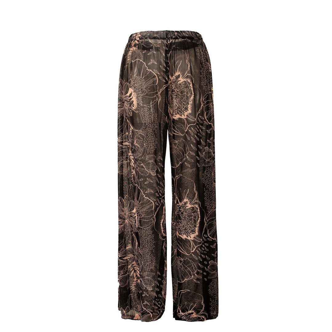 Olivenorma Women's High-Waist Mesh Sun Protection Flowy Wide Leg Pants - Style4 - XL - image 6