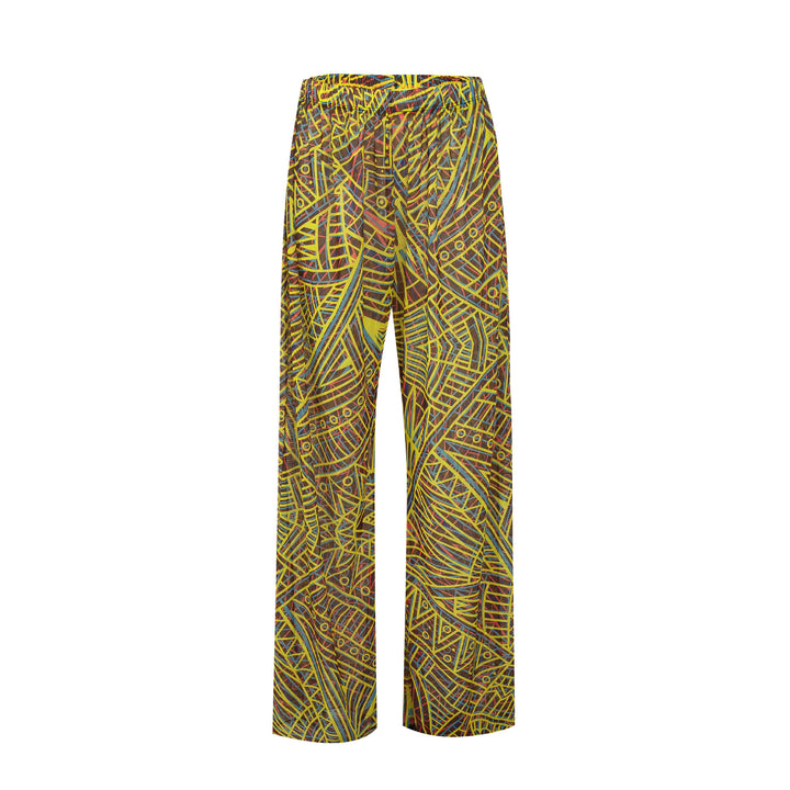 Olivenorma Women's High-Waist Mesh Sun Protection Flowy Wide Leg Pants - Style17 - XL - image 20