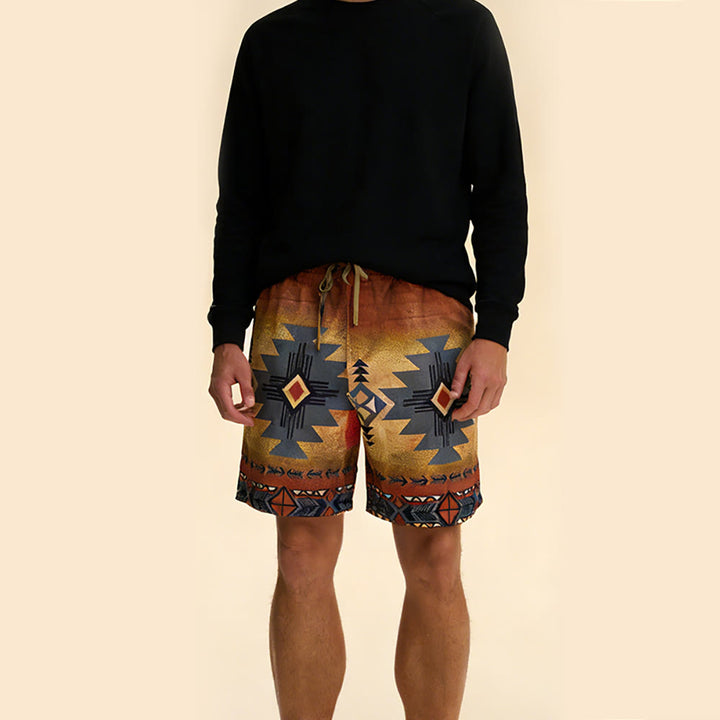 Olivenorma Men's Summer Beach Loose Fit Straight Casual Breathable Short Pants - image 15