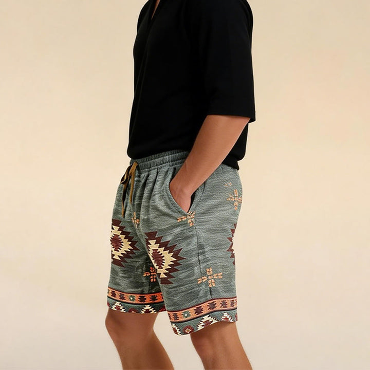 Olivenorma Men's Summer Beach Loose Fit Straight Casual Breathable Short Pants - image 7