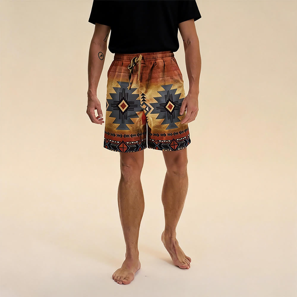 Olivenorma Men's Summer Beach Loose Fit Straight Casual Breathable Short Pants - image 14