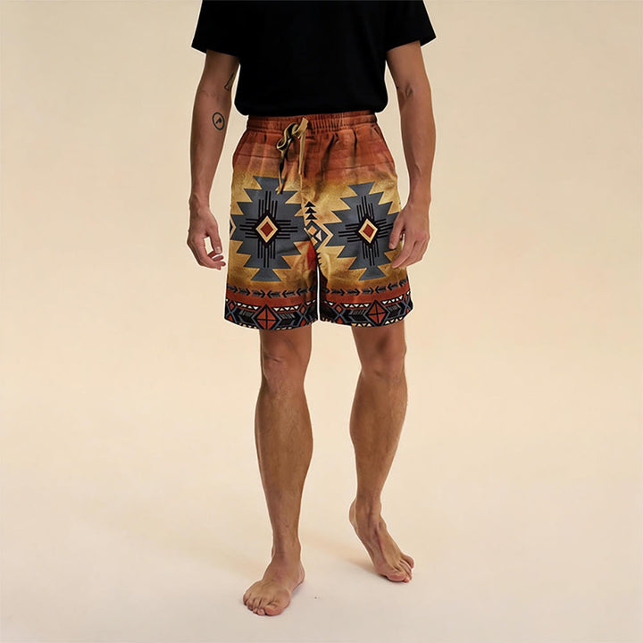 Olivenorma Men's Summer Beach Loose Fit Straight Casual Breathable Short Pants - image 14