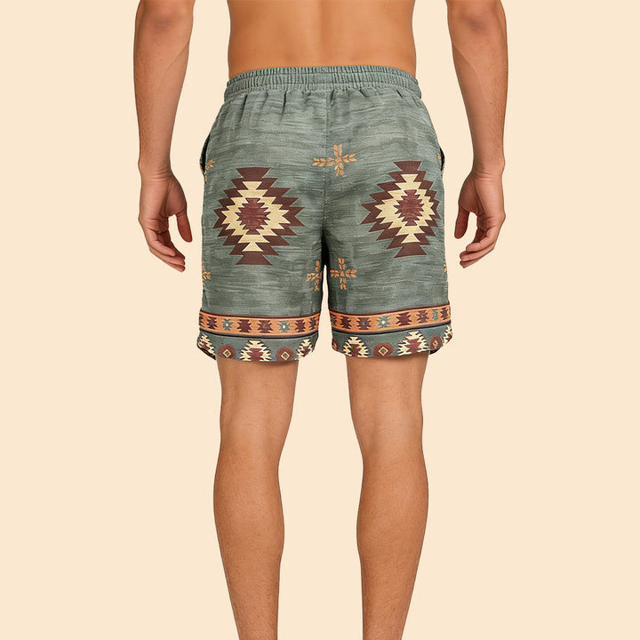 Olivenorma Men's Summer Beach Loose Fit Straight Casual Breathable Short Pants - image 2