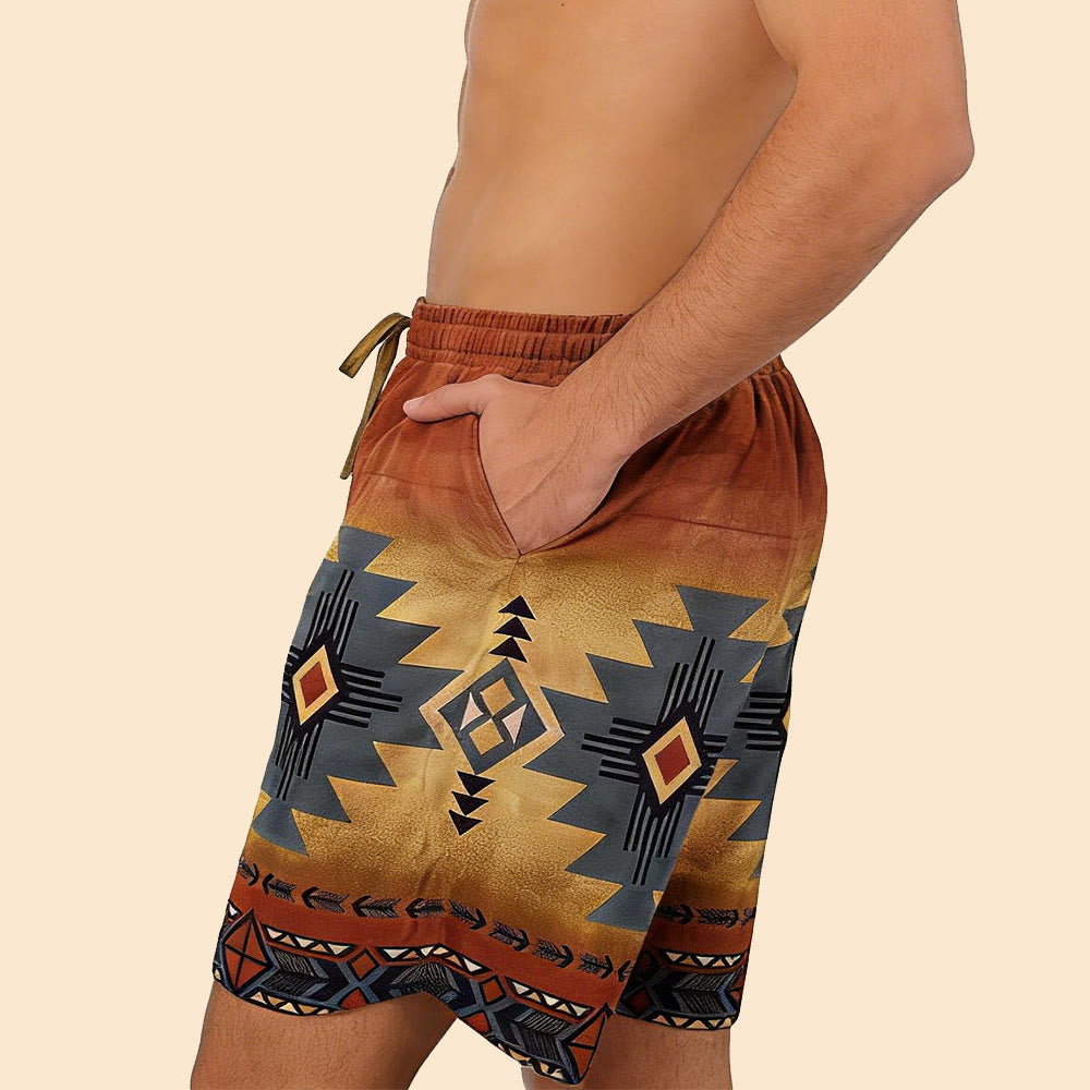 Olivenorma Men's Summer Beach Loose Fit Straight Casual Breathable Short Pants - image 11