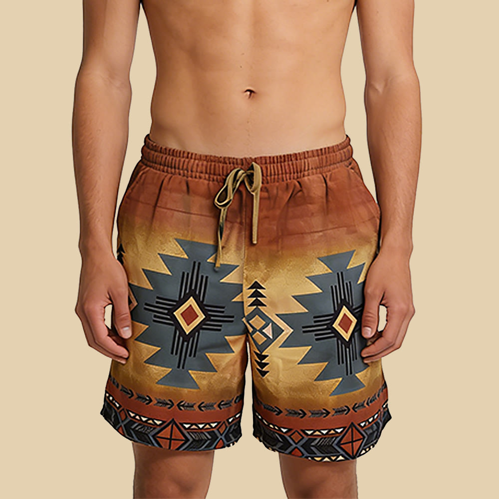 Olivenorma Men's Summer Beach Loose Fit Straight Casual Breathable Short Pants - image 9