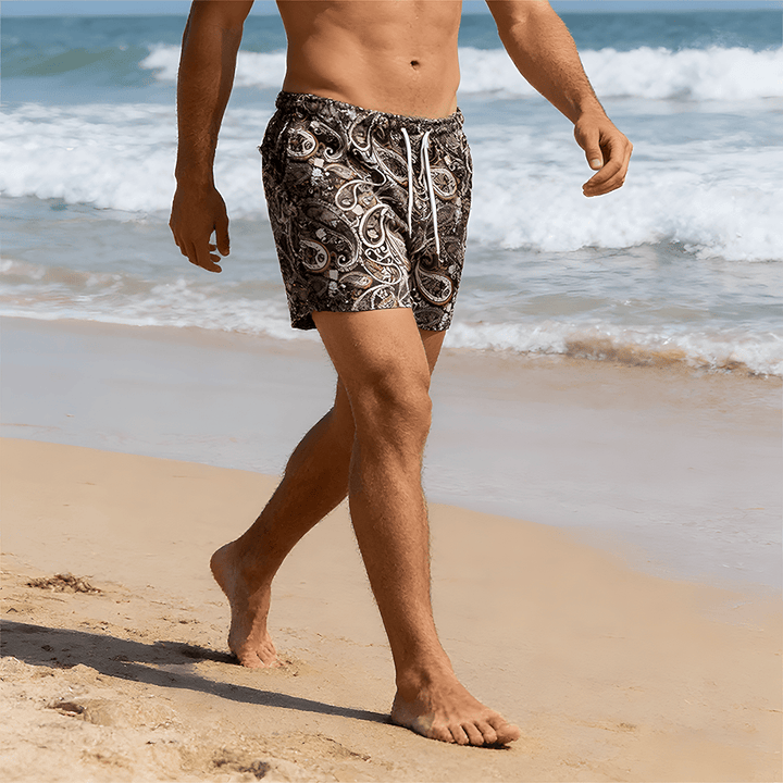 Olivenorma Paisley Mesh Quick-Dry Oversized Basketball Summer Pants - image 9