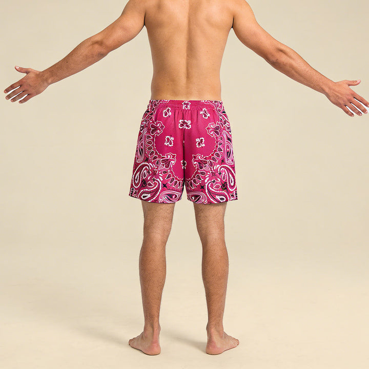 Olivenorma Men's Trendy Summer Printed Athletic Fitness Basketball Running Shorts Pants - image 18