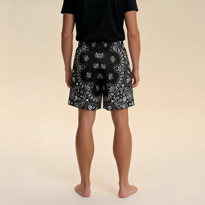 Olivenorma Men's Trendy Summer Printed Athletic Fitness Basketball Running Shorts Pants - image 21