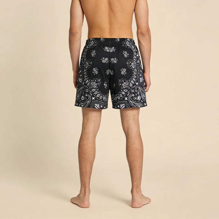 Olivenorma Men's Trendy Summer Printed Athletic Fitness Basketball Running Shorts Pants - image 24