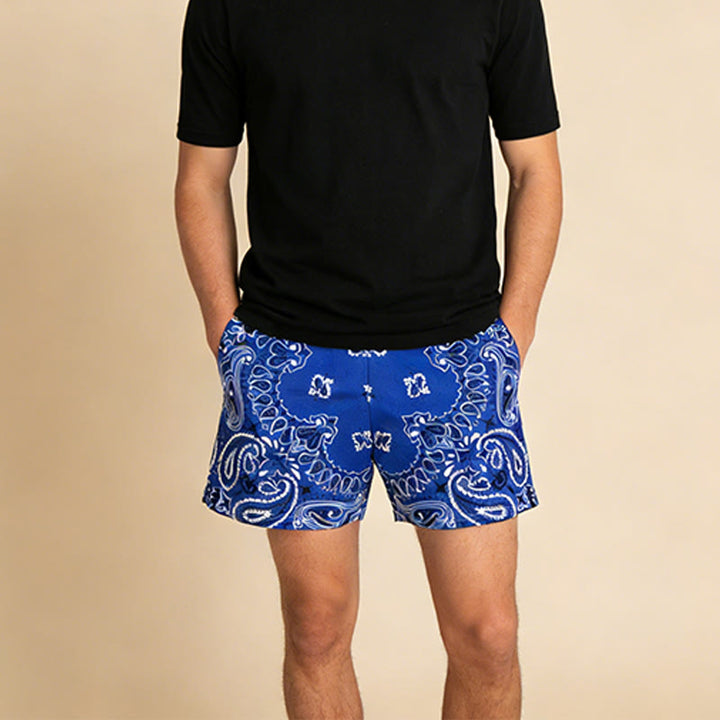 Olivenorma Men's Trendy Summer Printed Athletic Fitness Basketball Running Shorts Pants - image 28