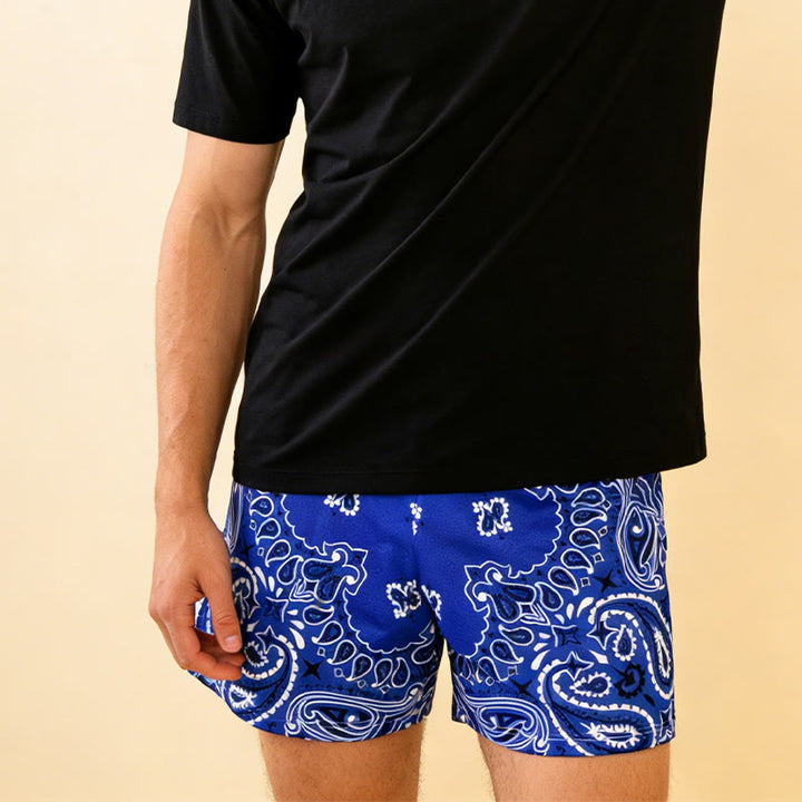 Olivenorma Men's Trendy Summer Printed Athletic Fitness Basketball Running Shorts Pants - image 29