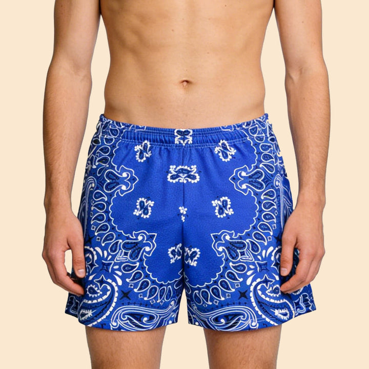 Olivenorma Men's Trendy Summer Printed Athletic Fitness Basketball Running Shorts Pants - image 32