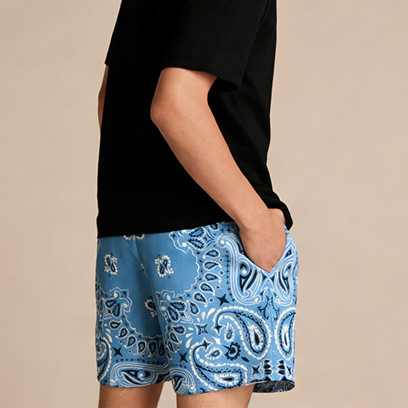 Olivenorma Men's Trendy Summer Printed Athletic Fitness Basketball Running Shorts Pants - image 38