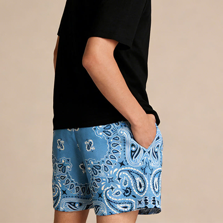 Olivenorma Men's Trendy Summer Printed Athletic Fitness Basketball Running Shorts Pants - image 38