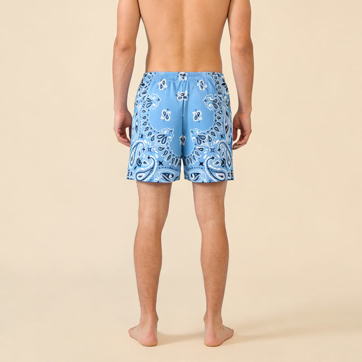 Olivenorma Men's Trendy Summer Printed Athletic Fitness Basketball Running Shorts Pants - image 39