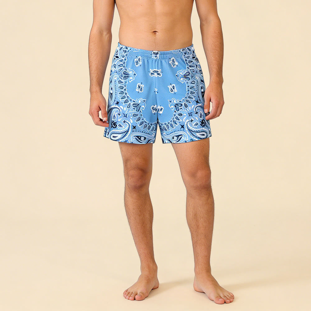 Olivenorma Men's Trendy Summer Printed Athletic Fitness Basketball Running Shorts Pants - image 40