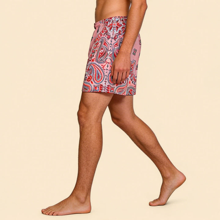 Olivenorma Men's Trendy Summer Printed Athletic Fitness Basketball Running Shorts Pants - image 45