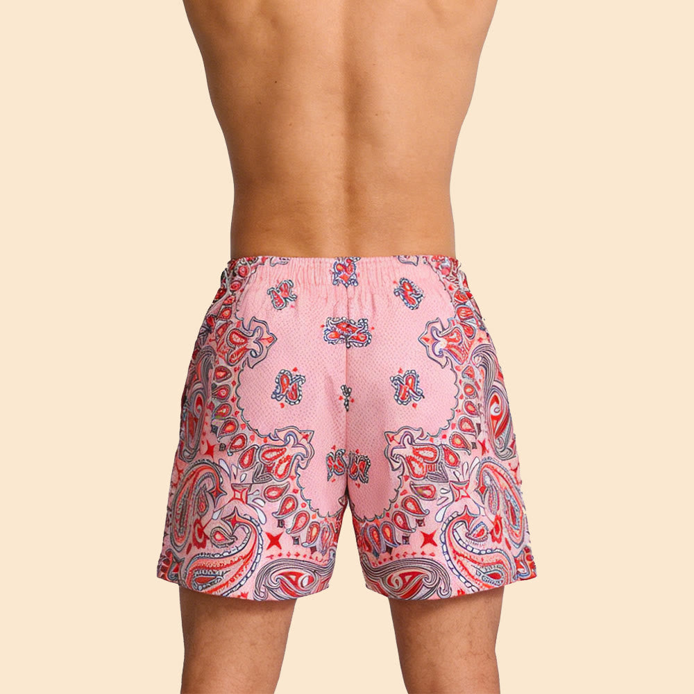 Olivenorma Men's Trendy Summer Printed Athletic Fitness Basketball Running Shorts Pants - image 46