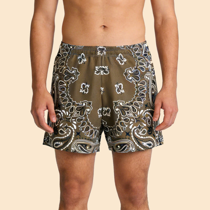 Olivenorma Men's Trendy Summer Printed Athletic Fitness Basketball Running Shorts Pants - image 53