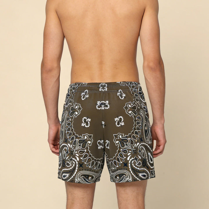 Olivenorma Men's Trendy Summer Printed Athletic Fitness Basketball Running Shorts Pants - image 54