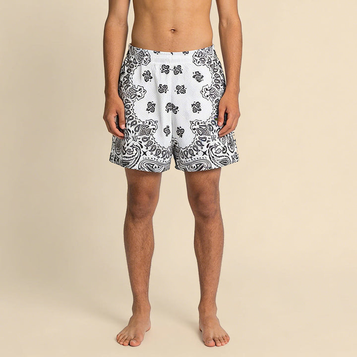 Olivenorma Men's Trendy Summer Printed Athletic Fitness Basketball Running Shorts Pants - image 63