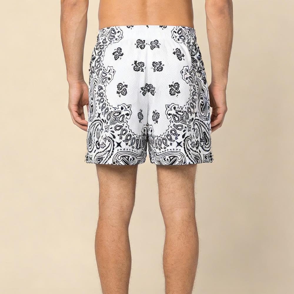 Olivenorma Men's Trendy Summer Printed Athletic Fitness Basketball Running Shorts Pants - image 65