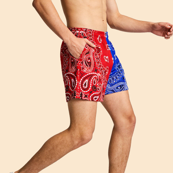 Olivenorma Men's Trendy Summer Printed Athletic Fitness Basketball Running Shorts Pants - image 70