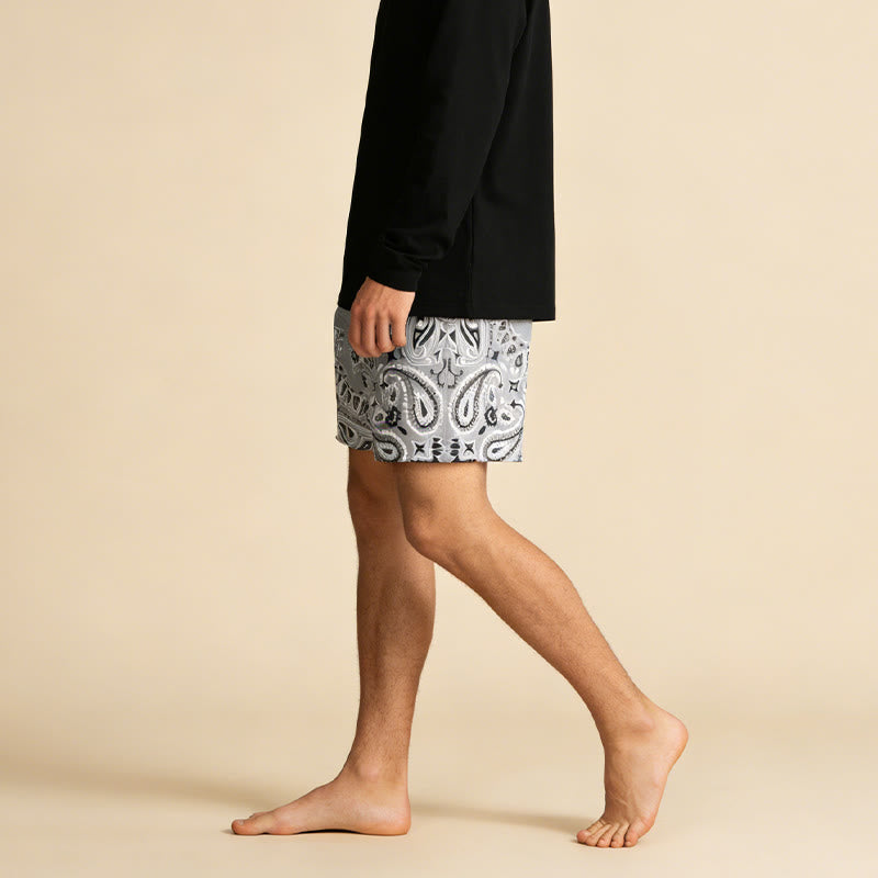 Olivenorma Men's Trendy Summer Printed Athletic Fitness Basketball Running Shorts Pants - image 10