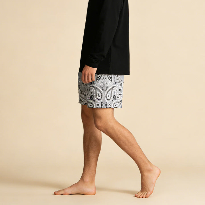 Olivenorma Men's Trendy Summer Printed Athletic Fitness Basketball Running Shorts Pants - image 10