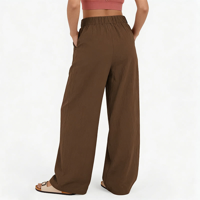 Olivenorma Women's High-Waist Relaxed Wide-Leg Casual Pants - image 25