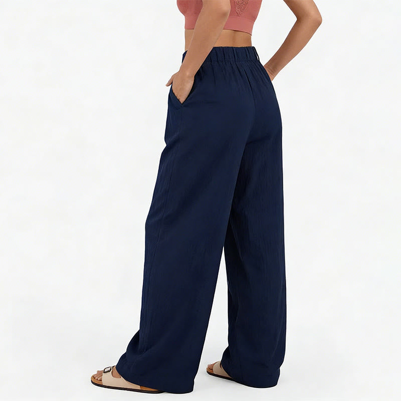 Olivenorma Women's High-Waist Relaxed Wide-Leg Casual Pants - image 17